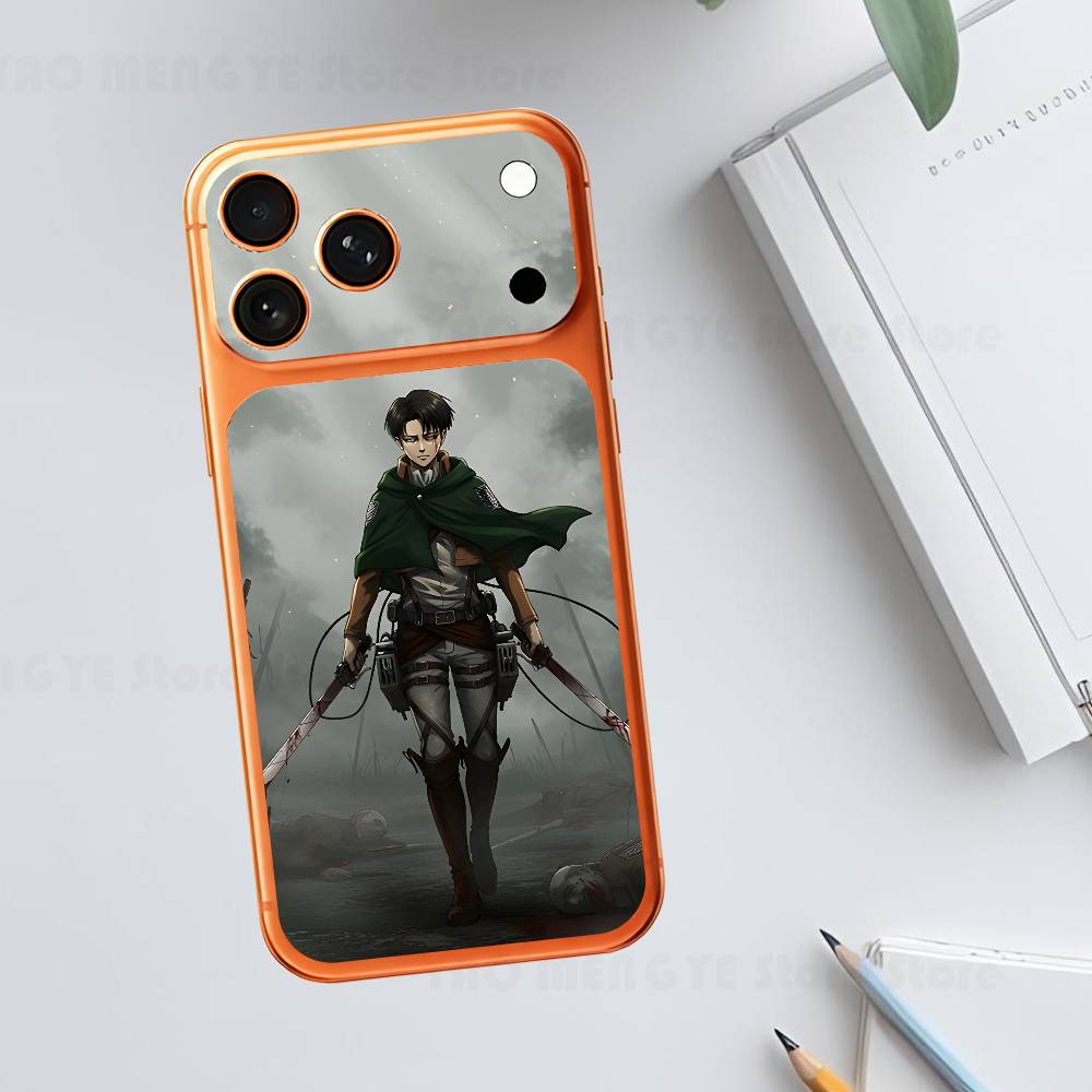 

Eren M-Mikasa Armin Levi For IPhone 17 Pro ProMax Full Back Cover Decal Wrap Skin Rear Protective Sticker Film 17PM