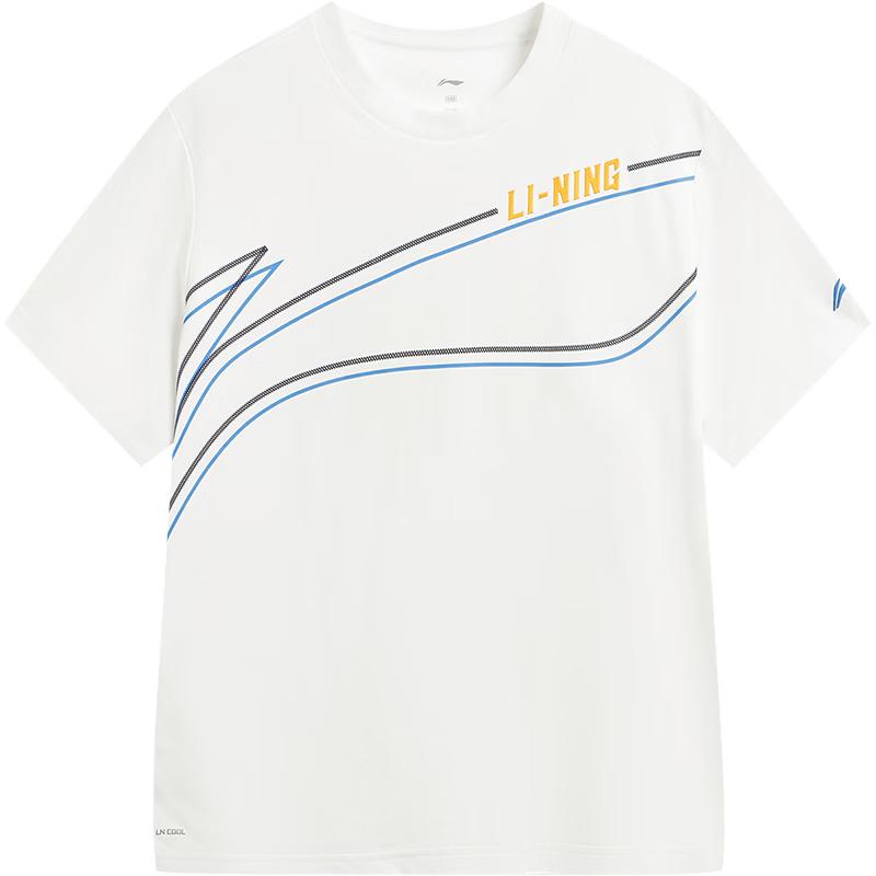 LI-NING Boys  Cooling Antibacterial Short Sleeve T-Shirt 130