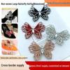Super Shiny Rhinestone Butterfly Fabric Patch for Apparel, Shoes, and DIY Accessories