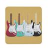 Fender Stratocaster Modern Design Coaster Set [100% Leather]