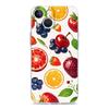 Phone Case For iPhone 17 Air Cases iPhone 16 15 12 13 14 Pro Max SE 7 8 Plus iPhone11 Clear Cover Fruit Juice Flower Pattern