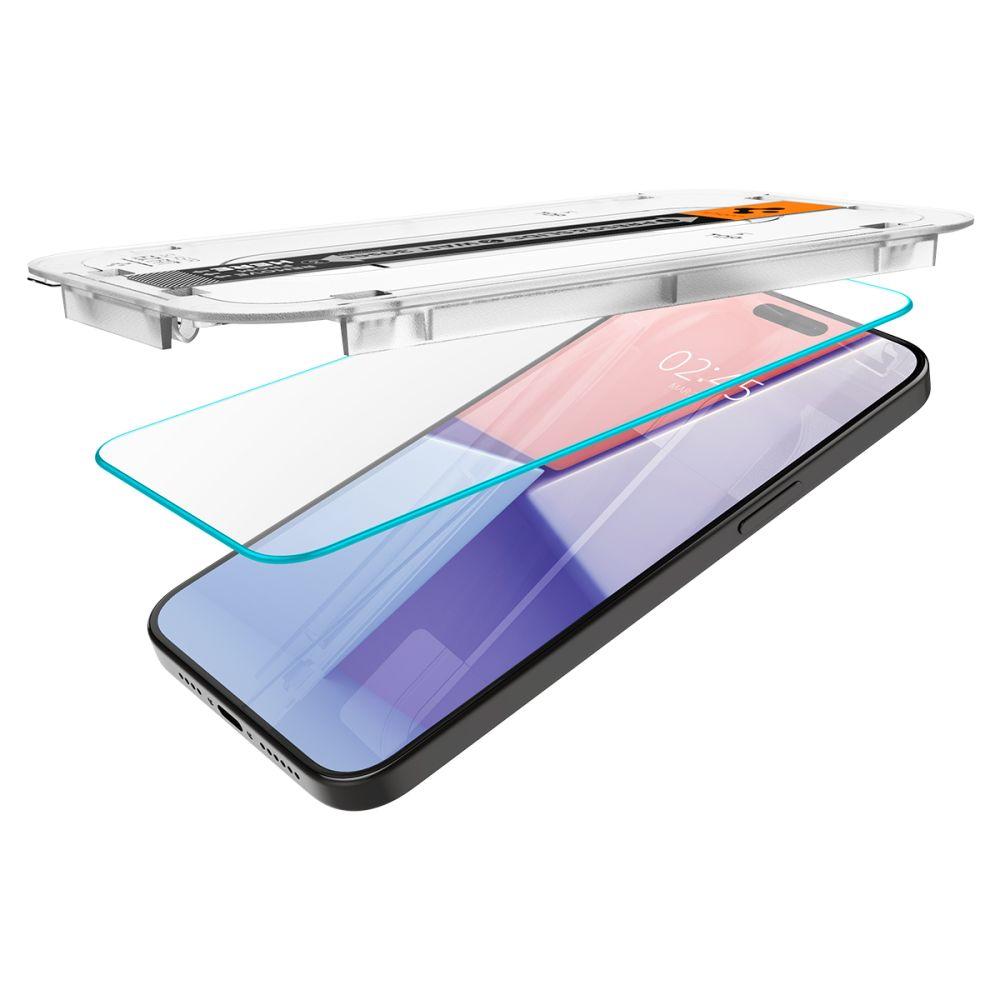 Szkło Hartowane Spigen Glas.tr Ez Fit 2-Pack Iphone 15 Pro Max Clear