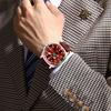 POEDAGAR Quartz Movement Luminous Hands Watch Mens Casual Nylon Strap Date Male Wristwatches Waterproof Clcok