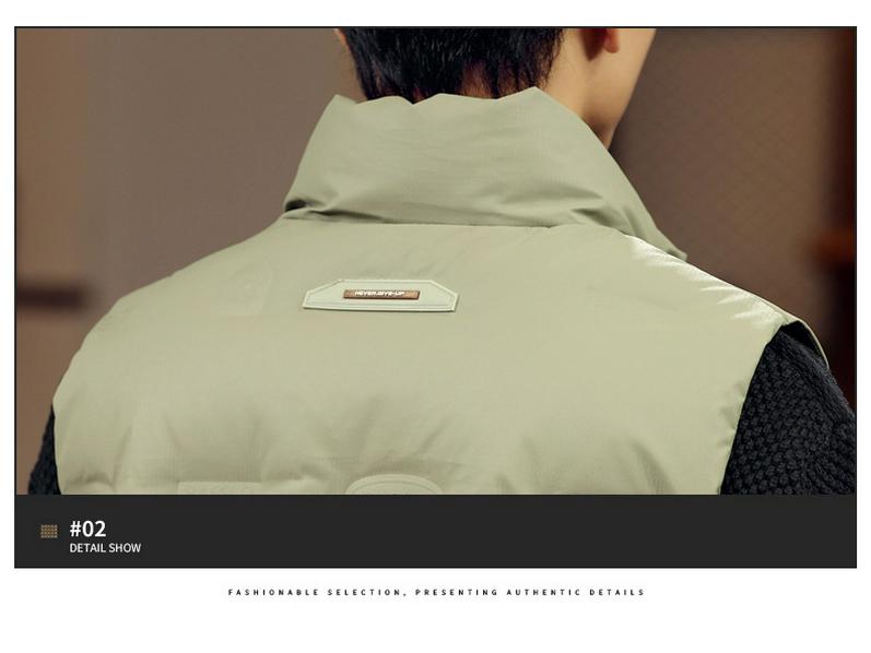 Men's 2025 Winter Down Vest - Thick, Warm, Sleeveless Jacket