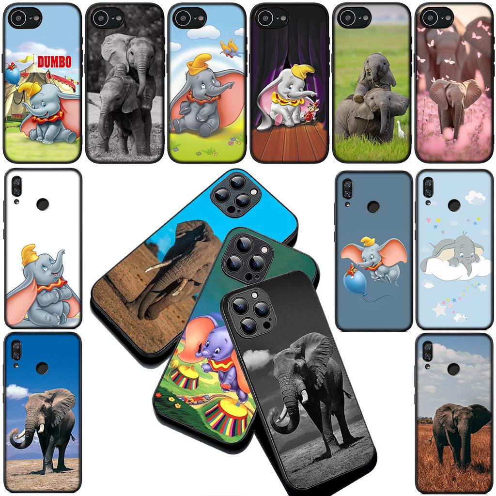 Elephant Dumbo Silicone Cover for Apple iPhone 17 Pro XS Max Air XR 6 Plus X 5 + SE 2022 SE2 6+ Coque Phone Case