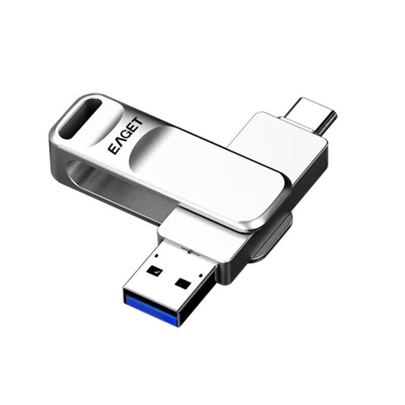 EAGET CF20 Dual-Interface USB3.0 Type-C OTG Flash Drive