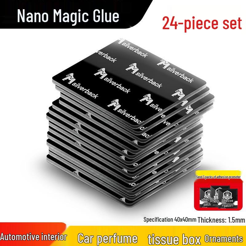 High-Viscosity Nano Double-Sided Traceless Adhesive Tape - Transparent, No-Trace, Ideal for Car, Glass, and Wall Applications