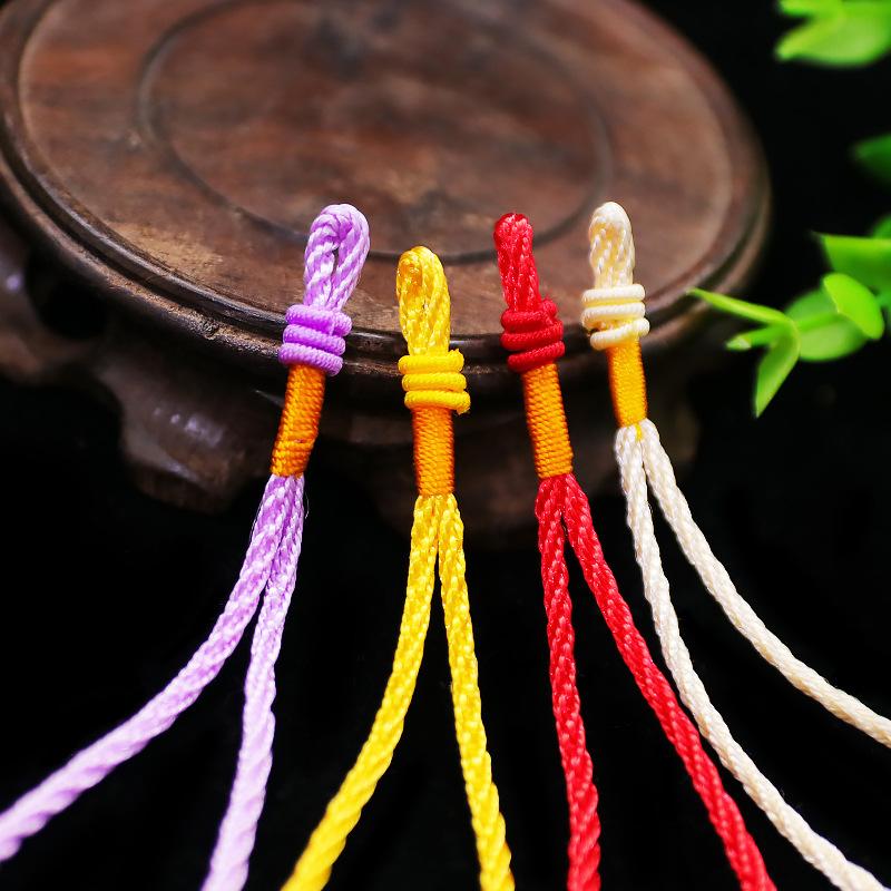 Thin Hemp Rope With Three Rings, Rope Head, Play Piece, Handle Rope, Key Bag, Jewelry Accessories, Fringed Lanyard.
