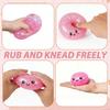 Übergroße Glitzer-Knödel-Squishies Weiches Langsam Rückprallendes Sensorisches Quetschspielzeug Linderung von Angst Fidget Stressball Bürogeschenke