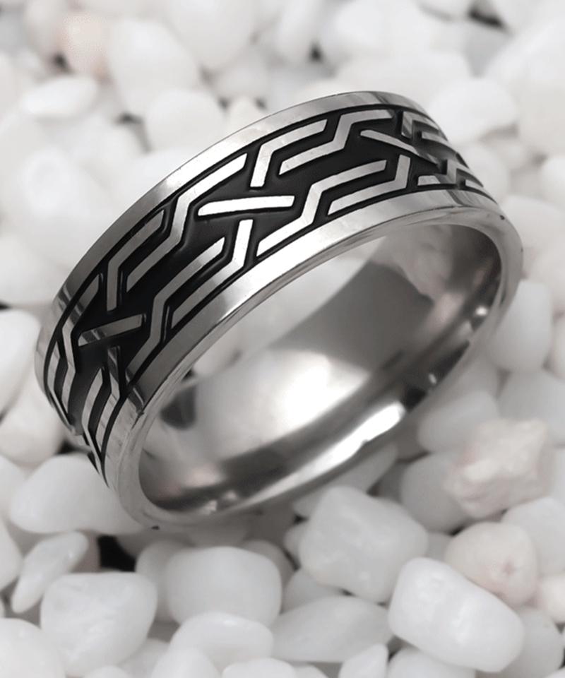 Blancier Eternal Weave Bm257R1162 Men'S Ring