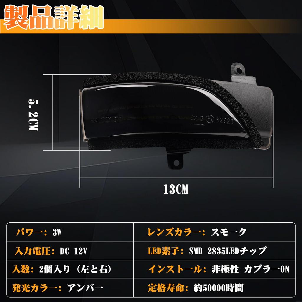 Gempro Subaru WRX S4/STI Levorg Forester XV Impreza Legacy Směrové světlo v zrcátku vozidla