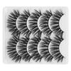 5 Pairs 6D False Eyelashes Handmade Long Extension Eyelashes Pack Reusable Fiber LashesGL703