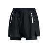 Men's Plus Size Quick-Drying Double-Layer Swim Trunks with Anti-Embarrassment Design
