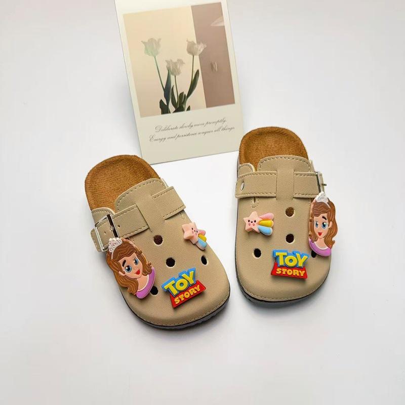 Medias Zapatillas de Verano Retro Unisex de Dibujos Animados Lindas para Niños Birkenstock con Suela Gruesa Antideslizante