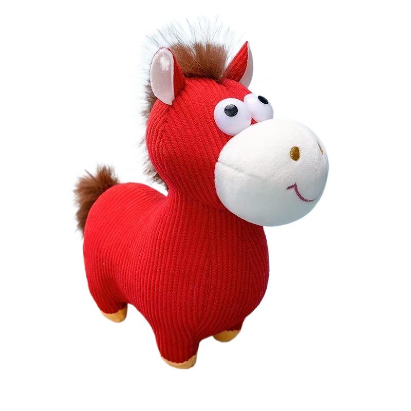 

Latest Simulation Gaze Pony Doll Kawaii Stuffed Plush Toy Doll Cartoon Anime Cute Pillow Children s Birthday Gift Fun Doll 22cm