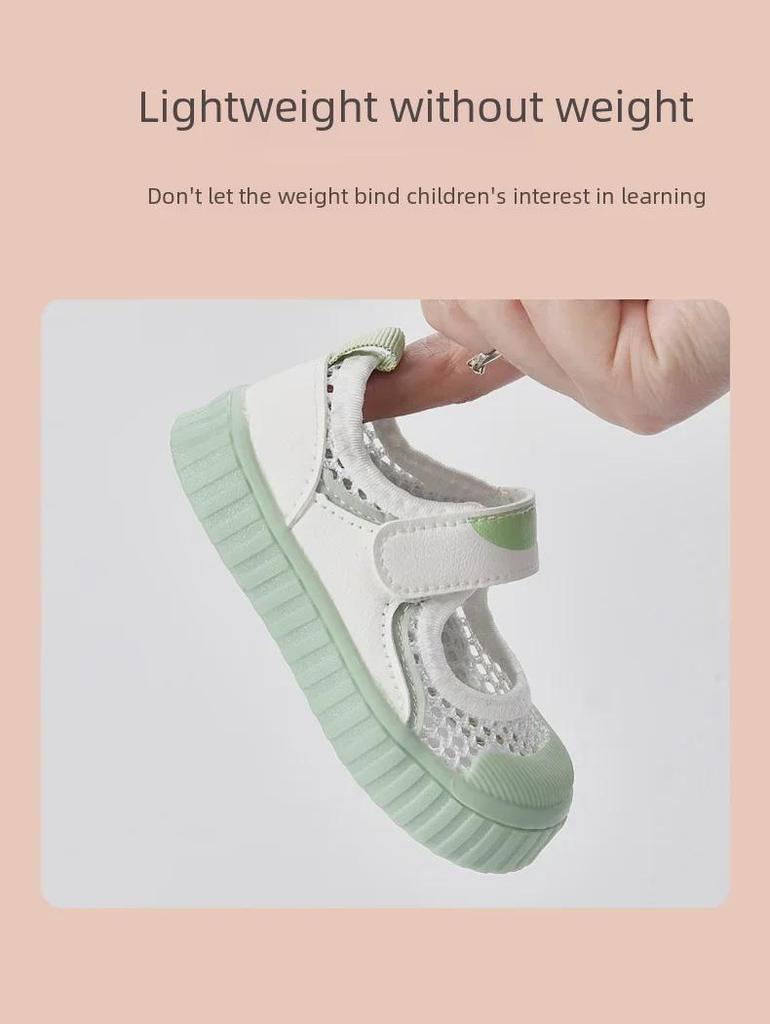 Non-Slip Soft Mesh Toddler Sandals for Boys and Girls (0-2 Years)