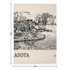 Sarasota Florida Throw Blanket Retros Travel Winter beds Flannels Blankets