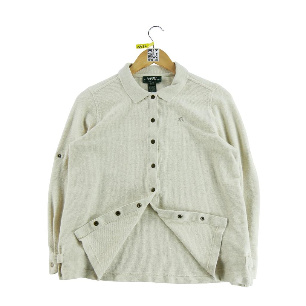 Women's Beige Linen Vest