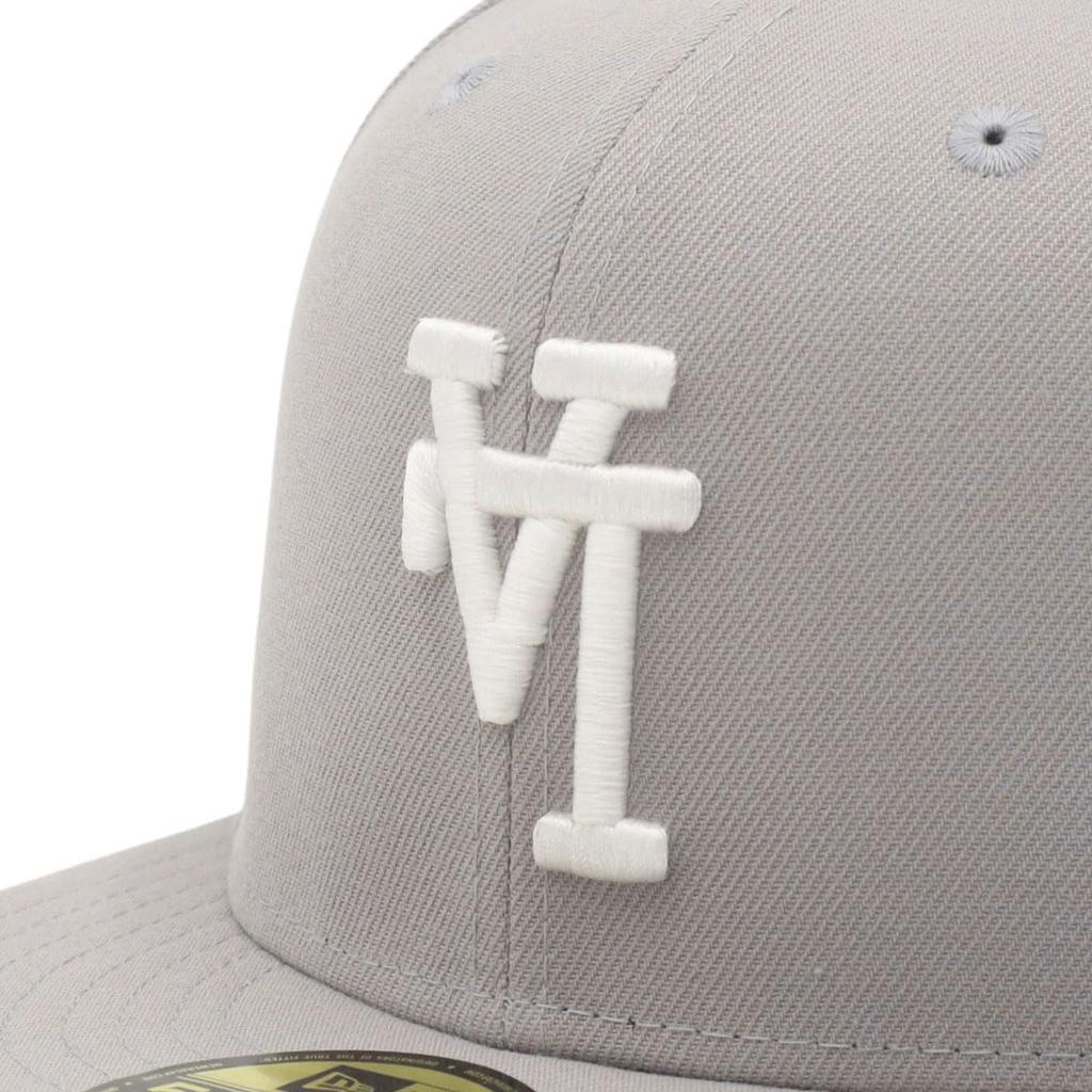 New Era 59FIFTY Los Angeles Dodgers Cap, ONSPOTZ Exclusive, LA Gray, Size 7 3/8, 59Fifty Up Side Down, MLB Los Angeles Dodgers