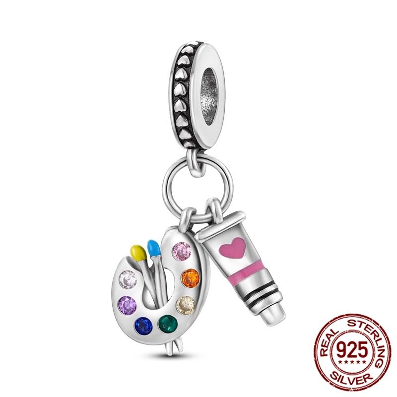 Copper Charms Beads Fit Original Pan Bracelet Making For Woman Jewelry Fashion Pendant