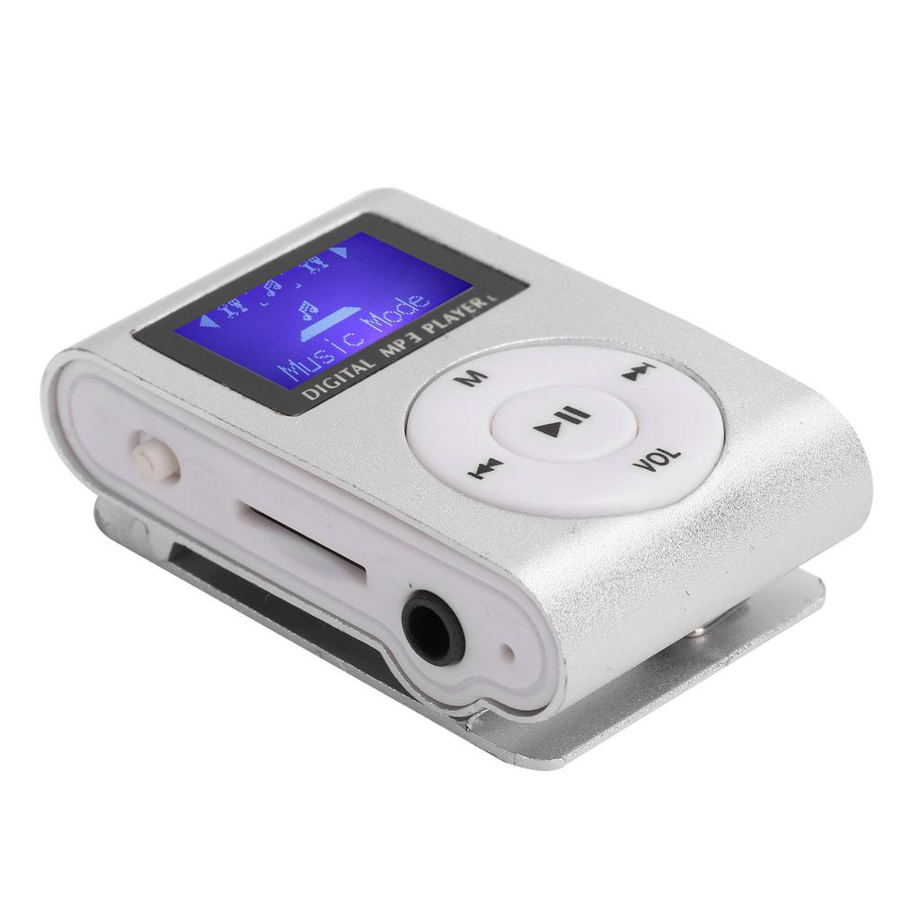 Portable Mini MP3 Music Player Sports BackClip LCD Screen MP3 Support Memory Card