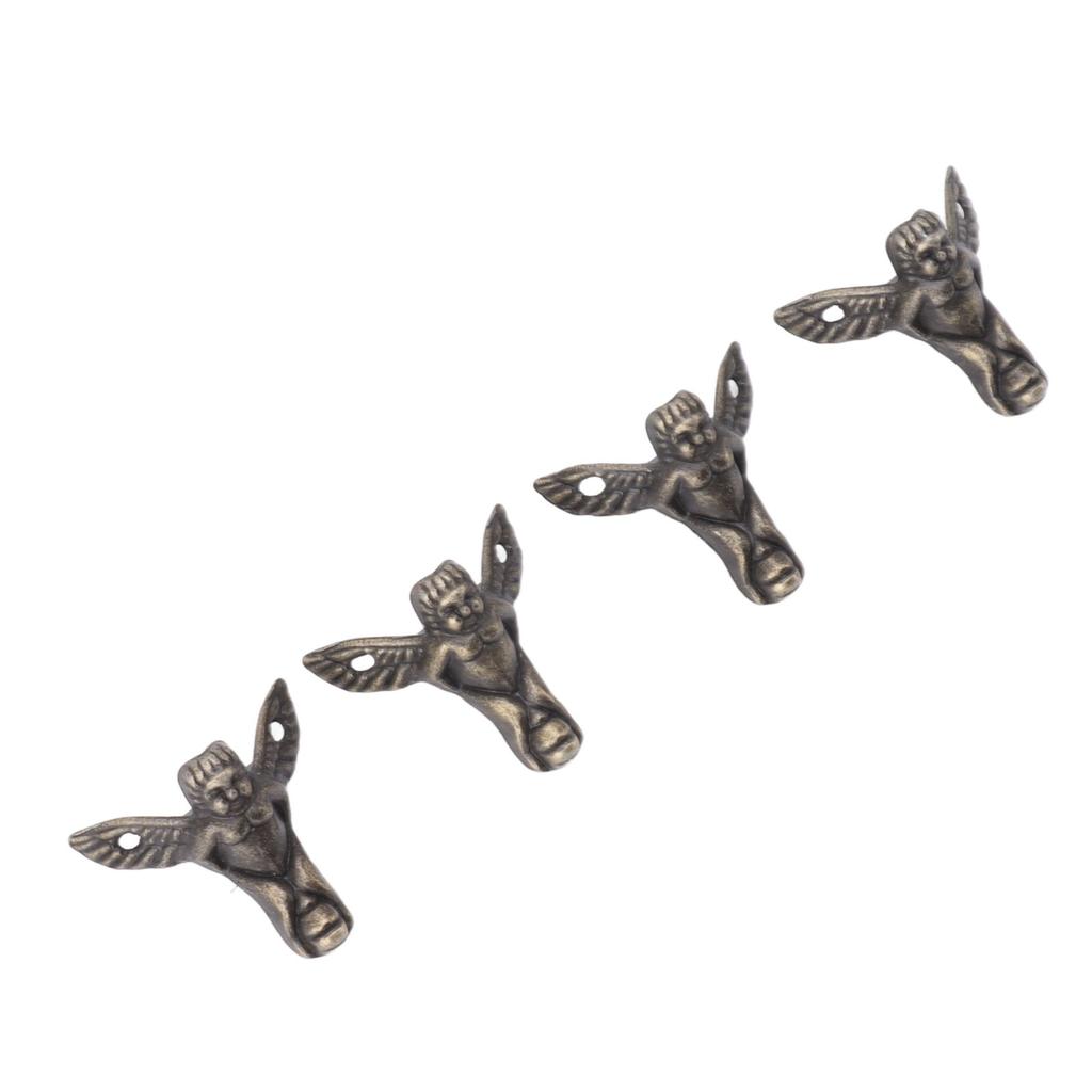 20 STÜCKE Metallboxfüße Zinklegierung Feine Details Schmuckkästchen Beschläge Füße für Holzkiste Schmuckkästchen