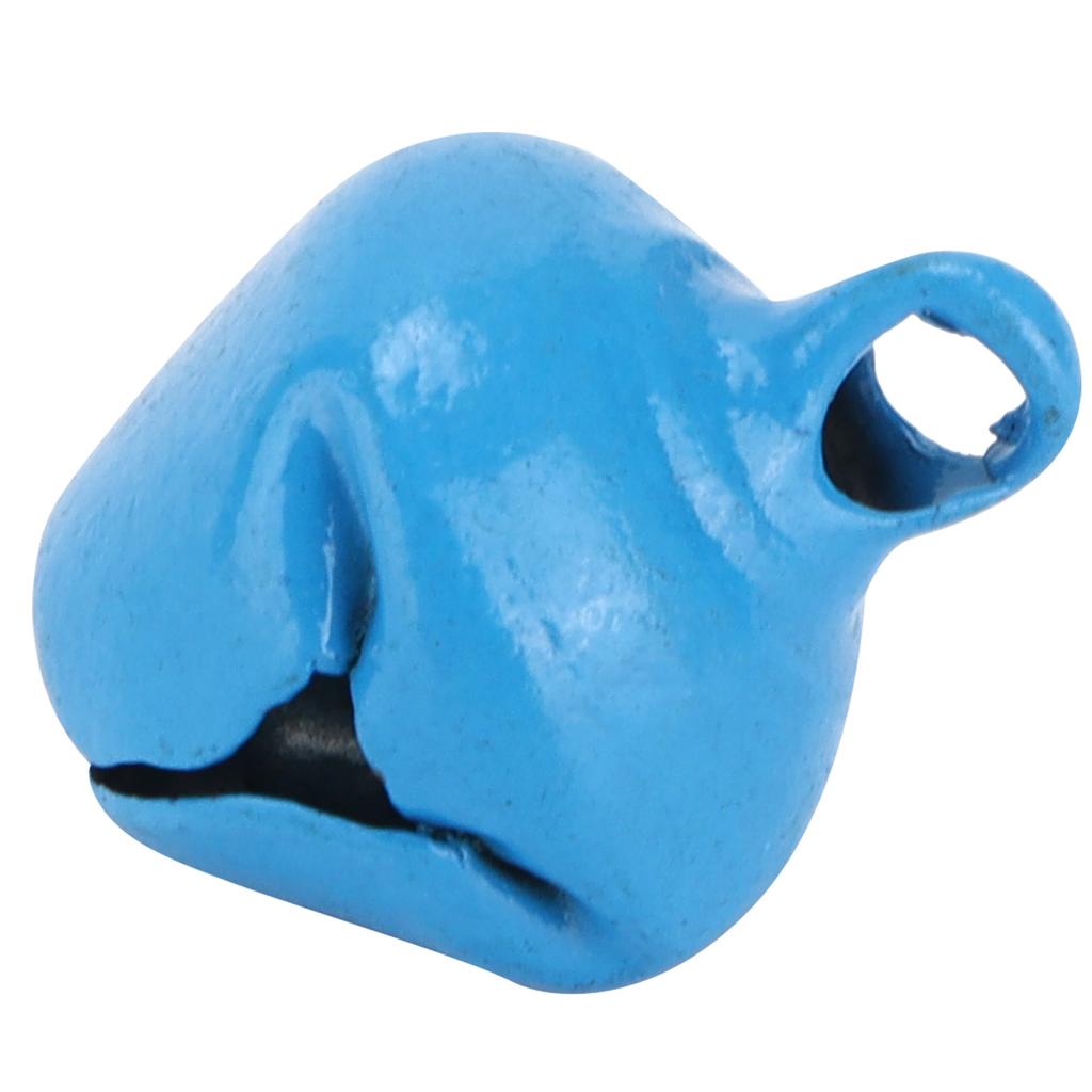 50pcs Small S Tiny Iron Jingle S with Hole for Craft Jewelry Festival Birthday Decoration