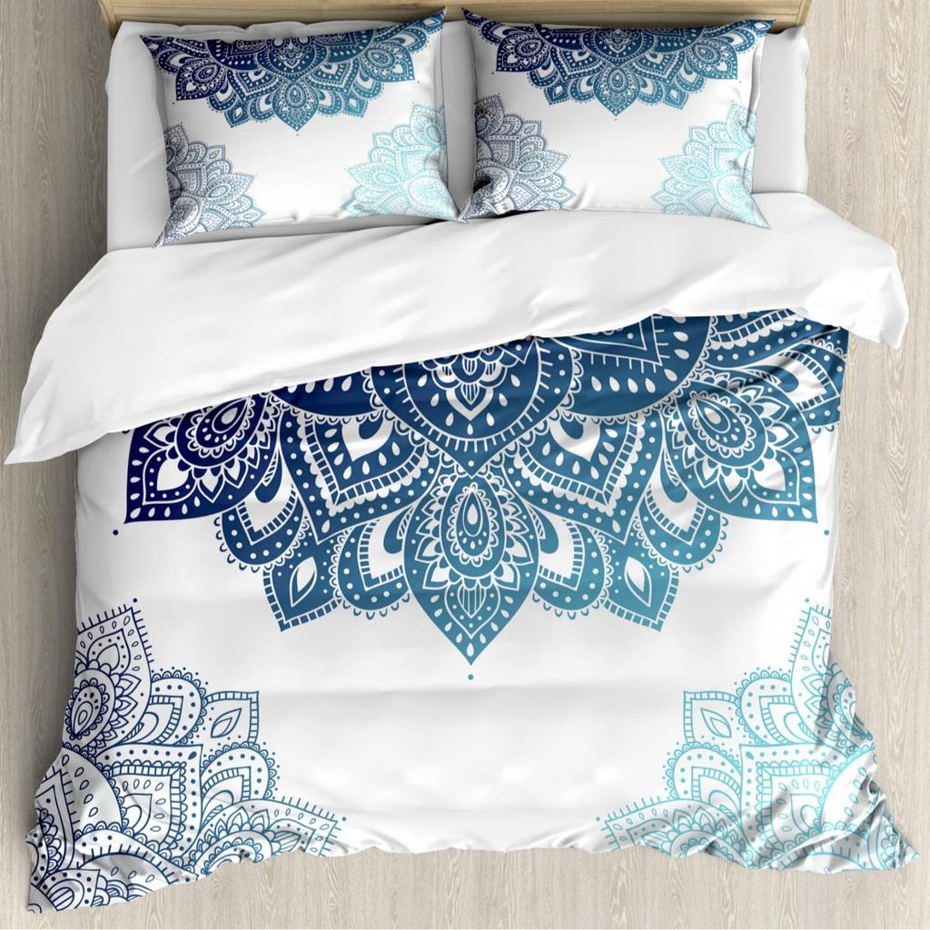 Yellow Plaid Square Three-Piece Quilt Cover 3D Digital Printing Bedding Set Bed Cover Batch