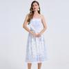 Boho Chic Paisley Print Two Piece Set Women Summer Sleeveless Spaghetti Strap Crop Top + High Waist Midi Skirt Sets Beach Vacation Skirt Suits