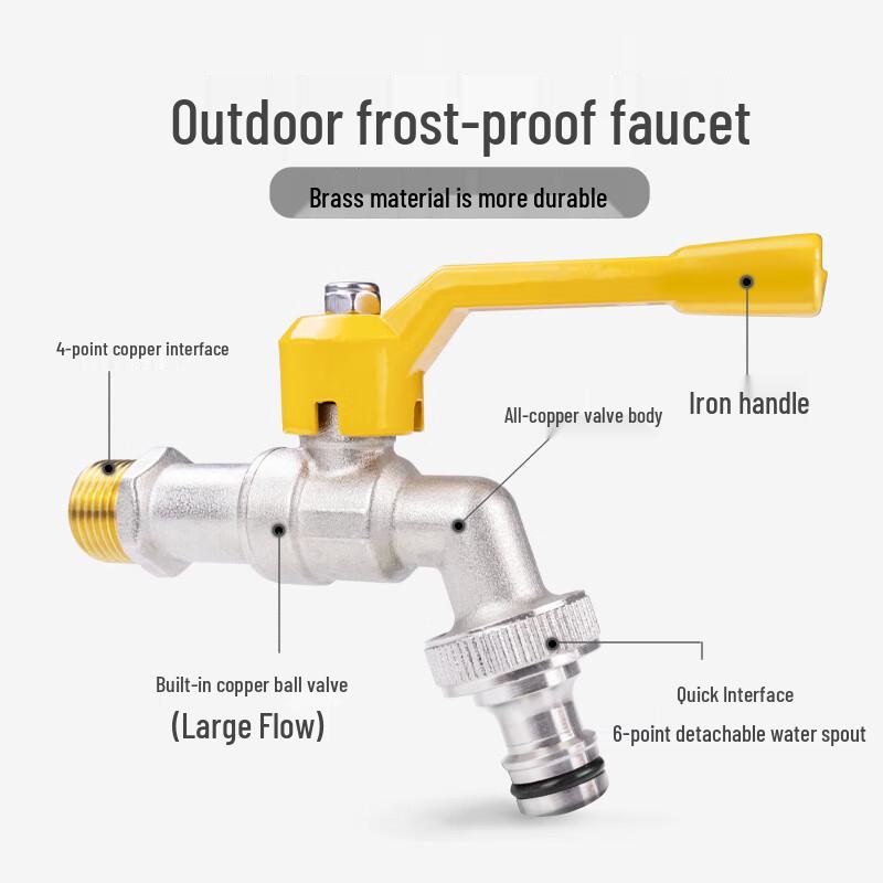 Outdoor Anti-freeze Single Cold Water Faucet