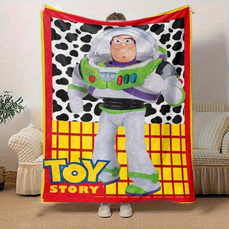 1 pezzo, Coperta di Toy Story Buzz Lightyear Space Ranger Arredo Casa, Divano, Esterno, Idea Regalo, Flanella, Camera da Letto, Soggiorno, Viaggio, Campeggio, Uso in Auto
