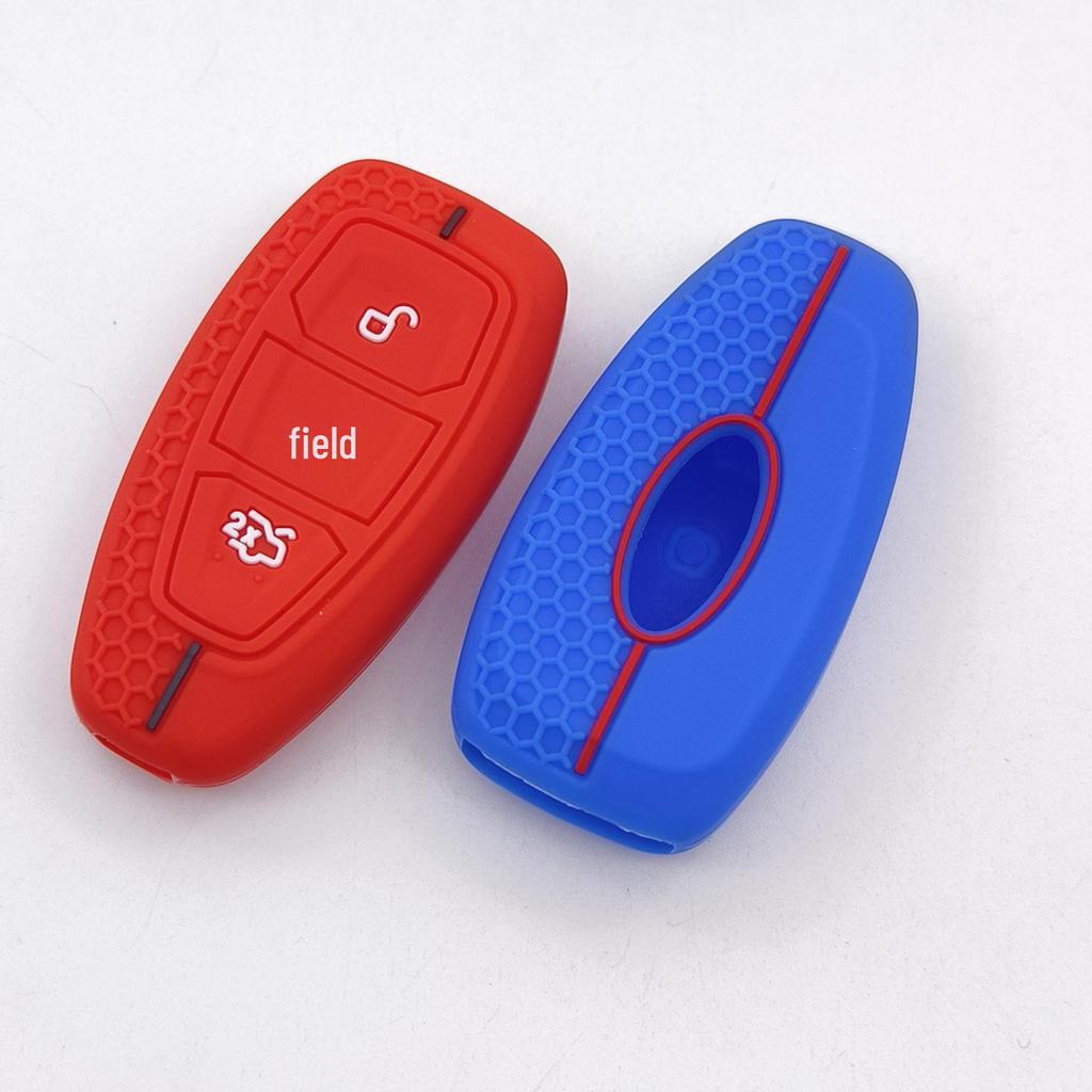 Ford Focus/Escape/Fiesta 3-Button Water Drop Smart Key Silicone Protective Case