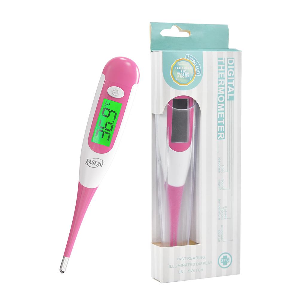 HUAAN Flexible Tip Jumbo Water Resistant Fast Reading Backlight Display Medical Clinical Pen-like Digital Baby Thermometer ABS