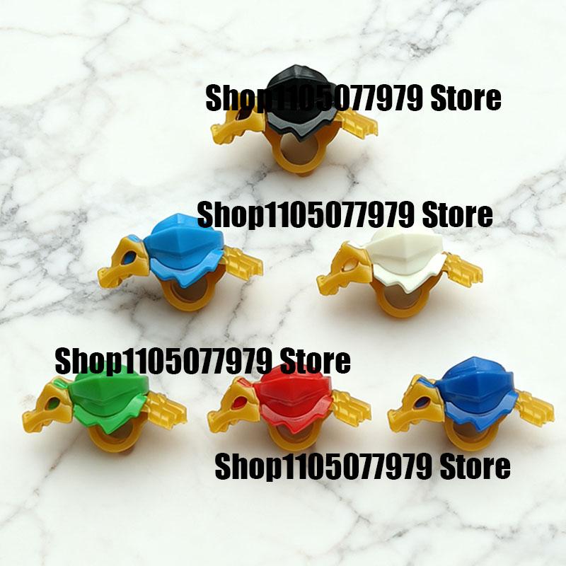 MOC Building Blocks Dark King Golden Cape Ninja Minifigure ElementalMasterAssembly Model Figurine Anime TV Decor Toy Gift 6