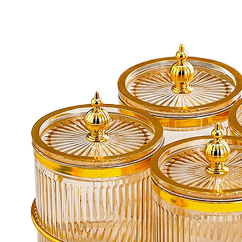 Dry Fruit Tray with Lid Kitchen Spice Jars Wedding Decor Appetizer Tray Desserts Serving Plate for Home Dried Fruit Seasoning