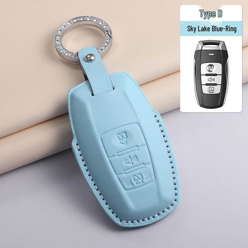 Textured Green Key Case for Great Wall Haval: H6, M6 Plus, Menglong H2, Big Dog, F7, Divine Beast, H9, Red Hare