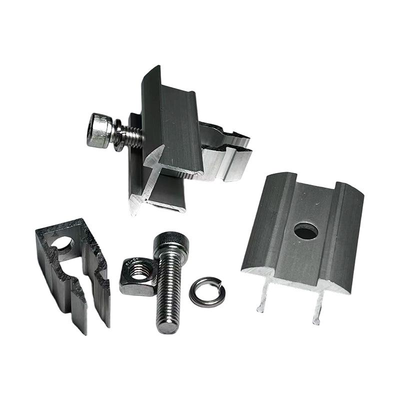 Aluminum Alloy Quick-Mount Solar Panel Side Clamp