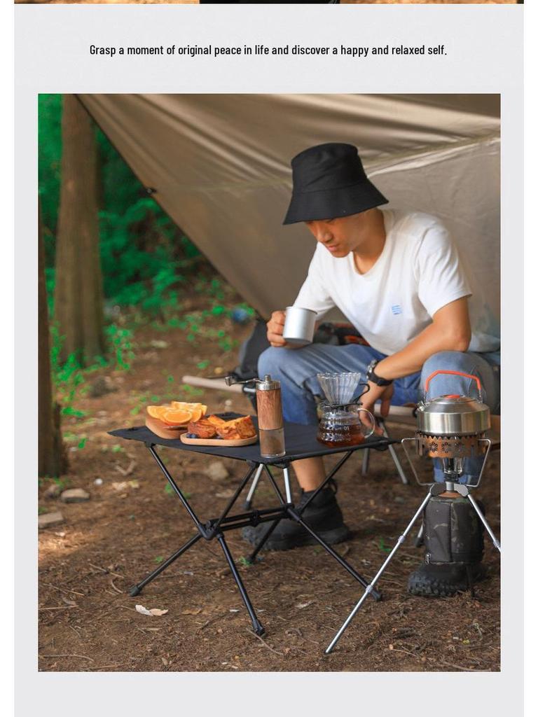 Ultra-Light Aluminum Folding Table for Camping, Picnics, BBQs, and Fishing 