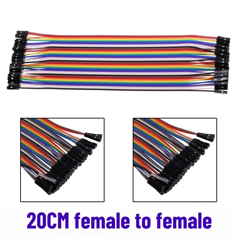 40Pin Dupont Line 10/20/30CM Male to Male , Male to Female , Female to Female Jumper Wire Dupont Cable for Arduino DIY KIT