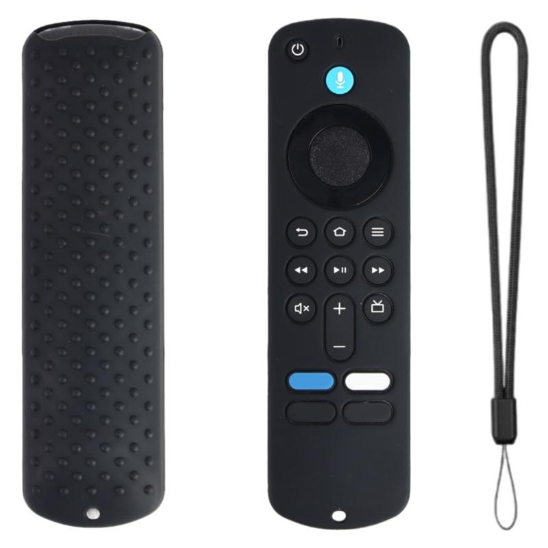 Shockproof AntiSlip Silicone Cover Case For Fire Tvs Stick 4K Remote Control Protective Sleeve With MultiColor Option