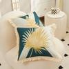 Business Gift Souvenir Linen Digital Printing Tassel Back Pillow Bedside Pillow