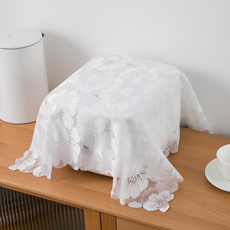 Universal Rice Cooker Dust Cover Air Fryer Cover Lace Rice Pot Cover Kitchen Electric Pressure Cooker Protector Dustproof Cover