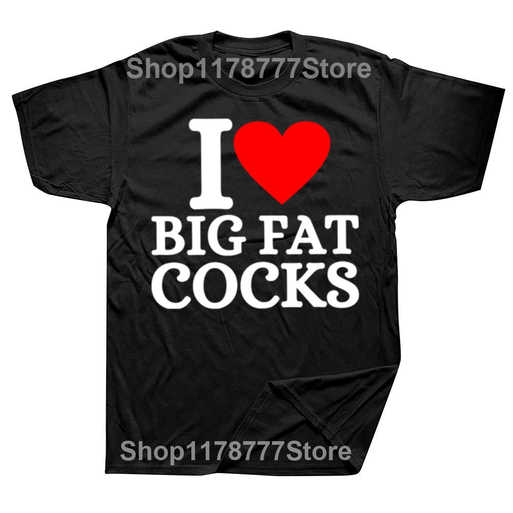 I Love Heart Cock Bartender Alcoholic Mixed Drink Lover TShirt Letters Printed Graphic Tee Tops Short Sleeve Mens Clothing