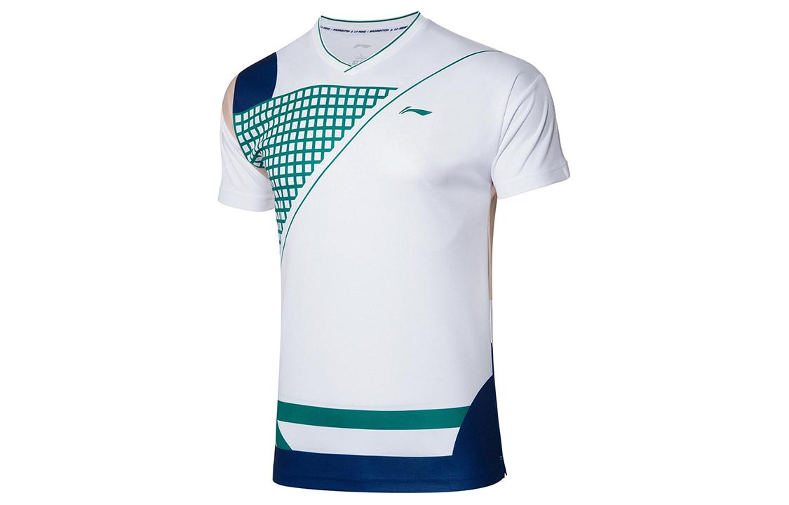 Li Ning Badminton Collection T Shirt Men s White AAYR201-2 XL