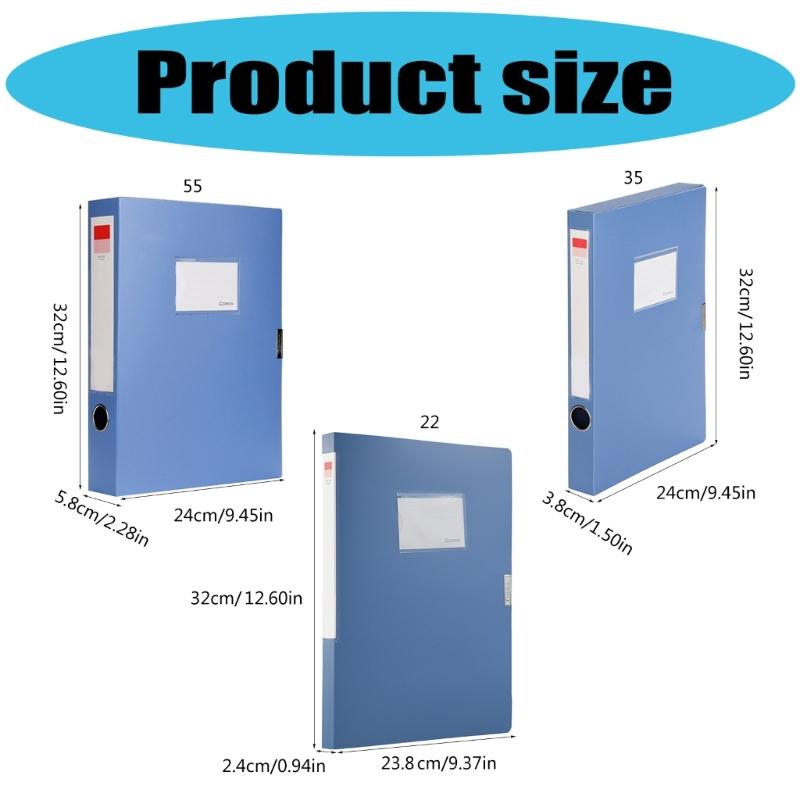 Multifunctional Document Organizers File Folder Document Filing Box Music Storage Folder File Box for School Office