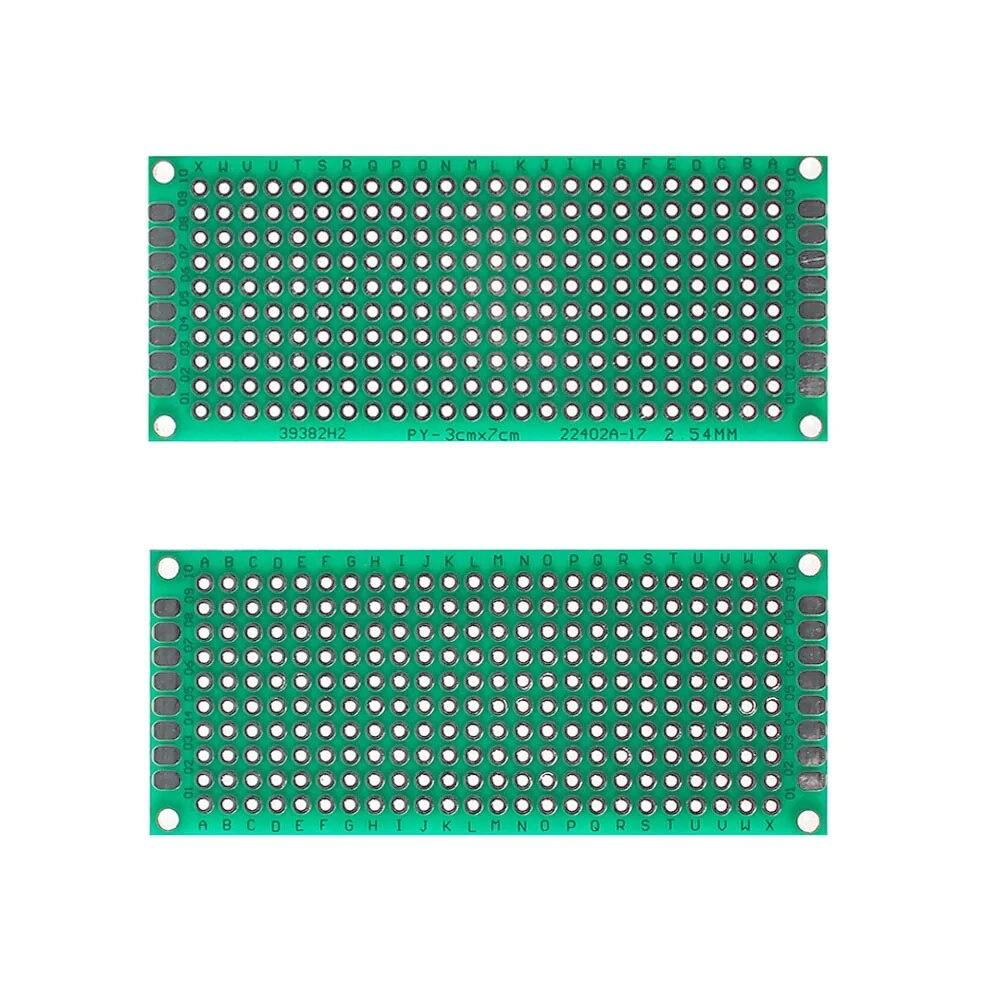 1PCS/10PCS Double Sided Board 2*8CM  5*7CM 10*10CM Green Prototype Pcb Universal Board Electronic DIY Kit