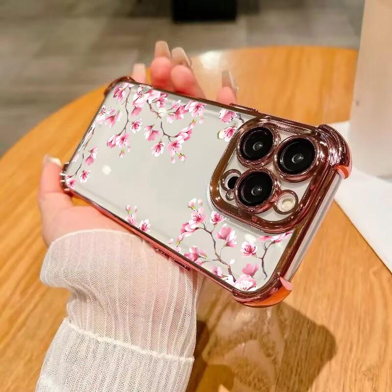 Night White Rose Flower Case For Huawei Honor 600 400 Pro Magic 7 Lite X5C X6D X7D X8D X9D X8C X8B X8A X7A X6C X9B X5B X6A X9A