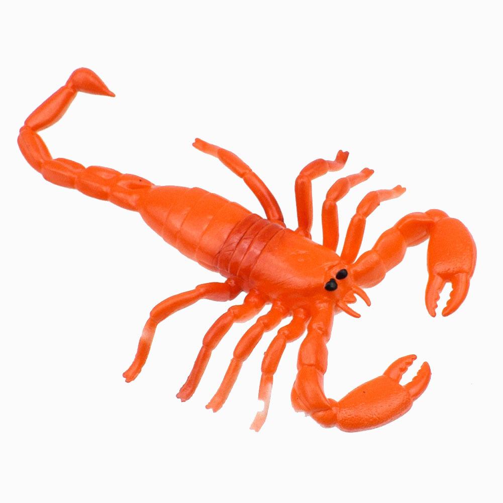 1PCS Tricky Spoof Horror Animal Soft Plastic Insects Toys Model Spider Scorpion Lizard Locust Animals Figures Office Prank Toys