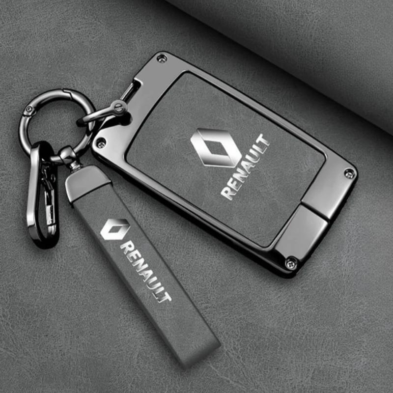 Copricerchi Lega di Zinco Custodia Cover Guscio Portachiavi per Auto per Renault Koleos Captur Kadjar Megane Clio 5 Talisman Arkana Zoe Scenic