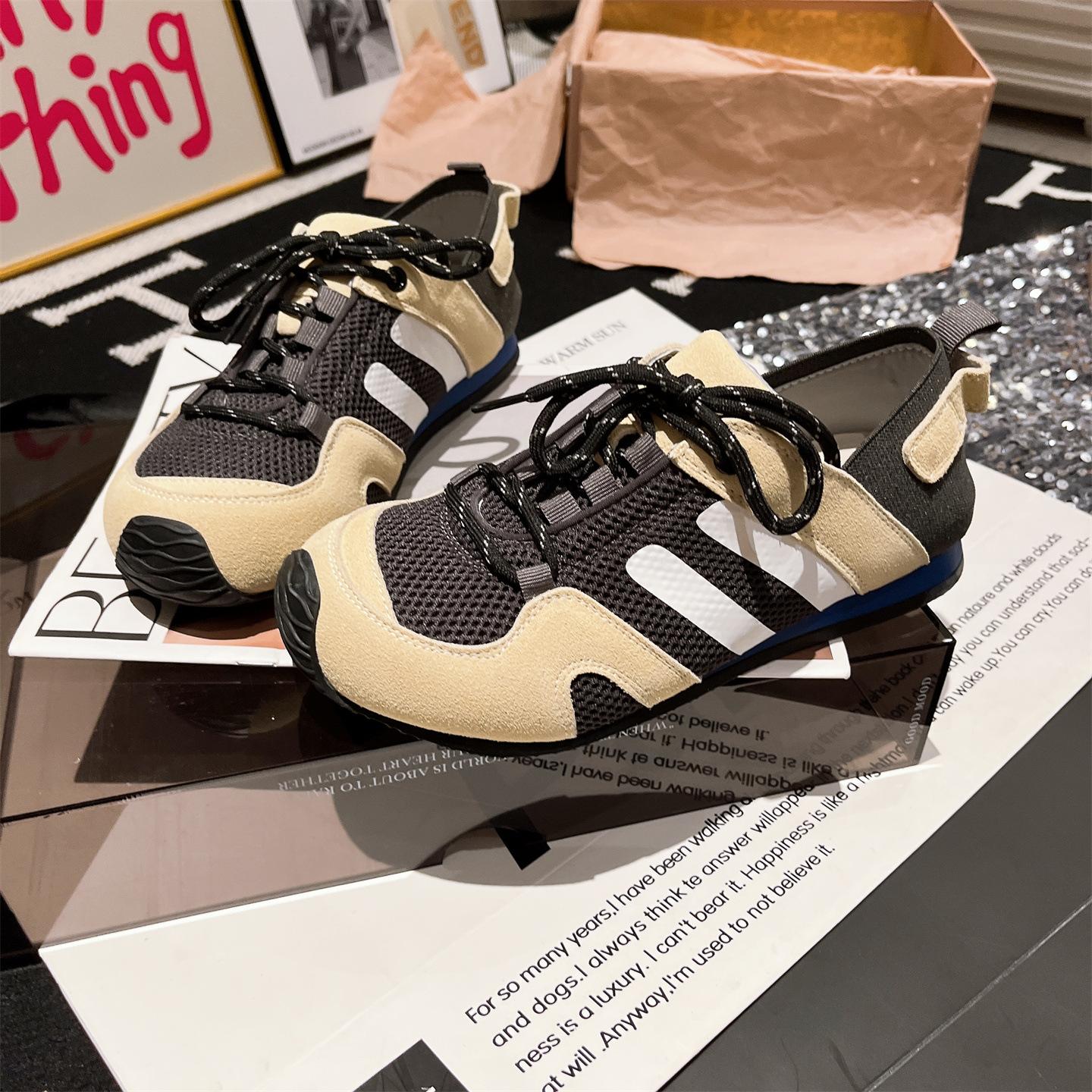 

[Fanfuna] 2025 summer new breathable mesh versatile mango head sports shoes super soft casual shoes women s tide 35 жёлтый